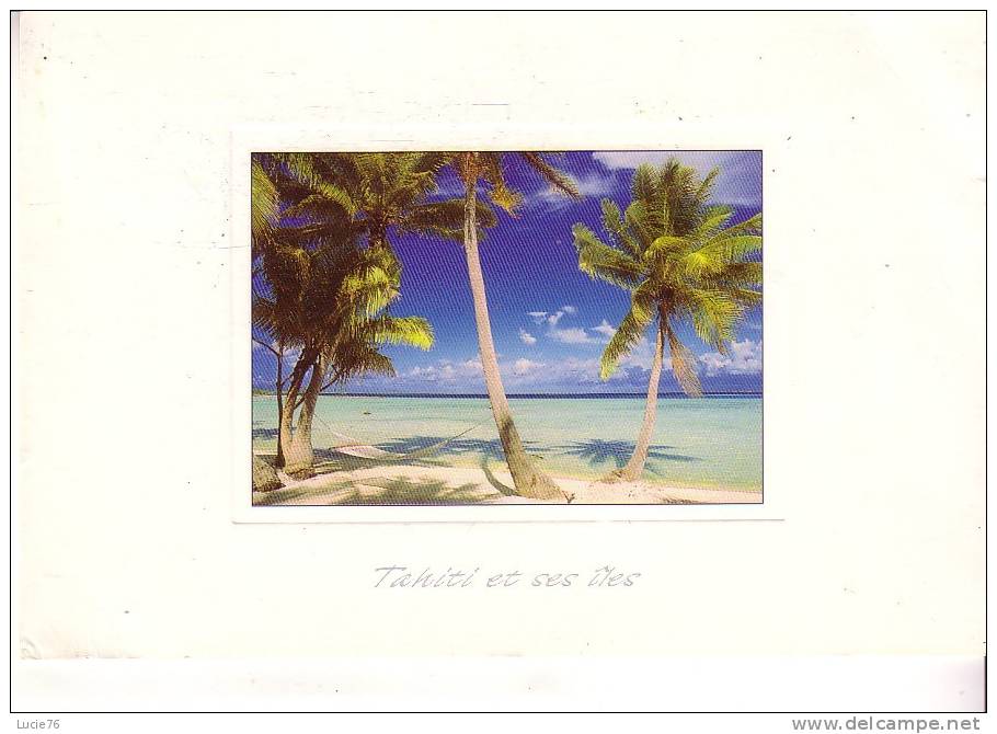 TAHITI   Et Ses  Iles -  Une Belle Plage De   MANIHI  - N° B  067 - Polynésie Française