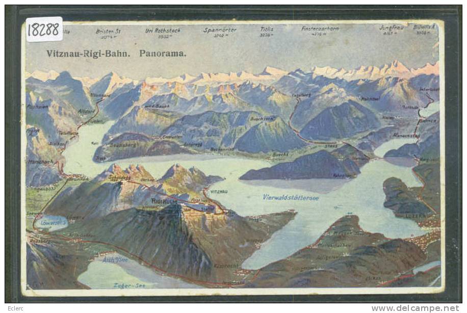 VITZNAU RIGI BAHN - B  ( USURE AUX ANGLES ) - Vitznau