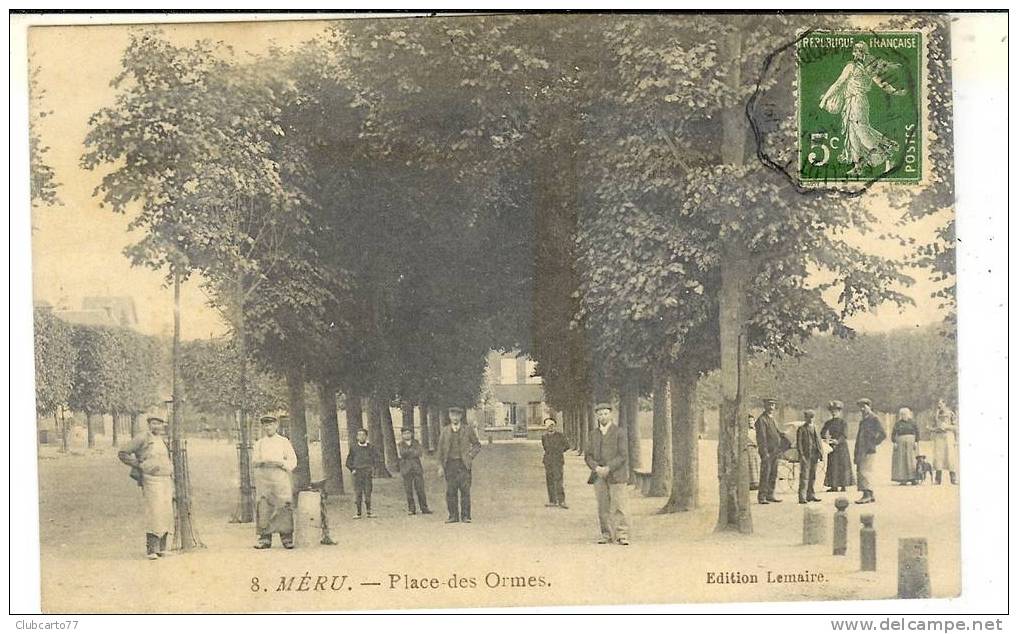 Méru : Place Des Ormes 1910(animée). - Meru