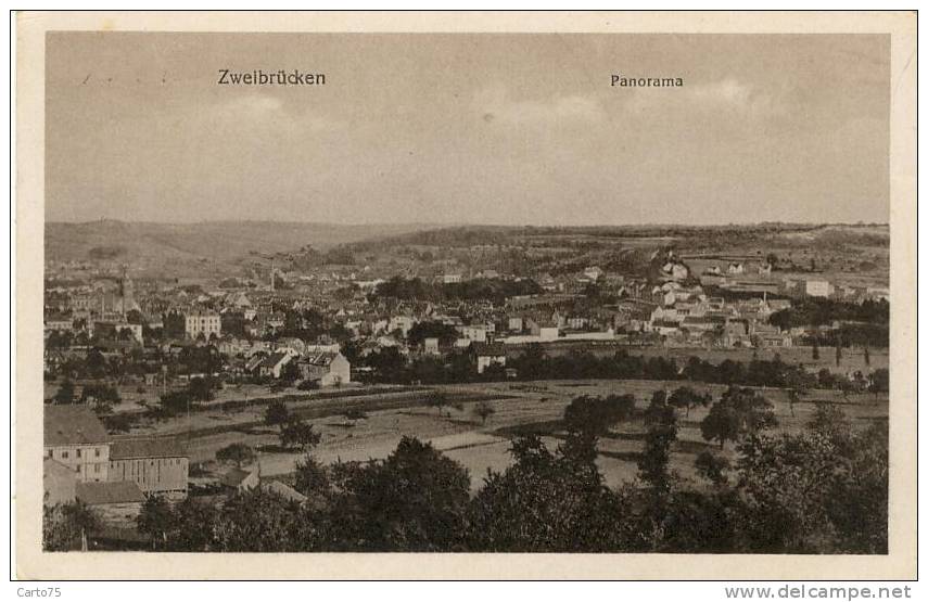 Allemagne - Zweibrücken - Panorama - Zweibruecken