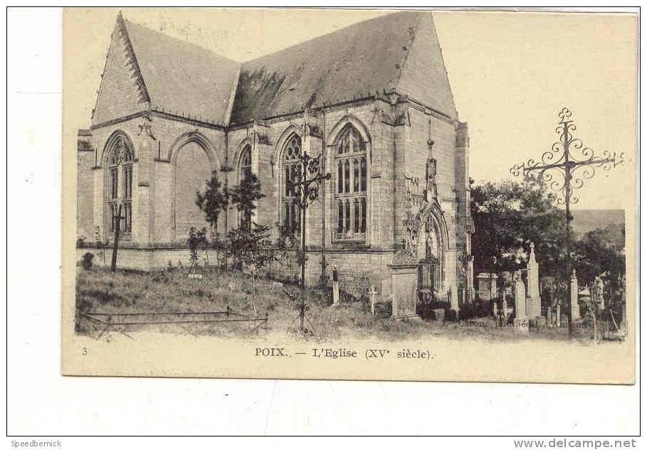 14307 POIX - L'eglise 3 Alary-ruelle . - Poix-de-Picardie