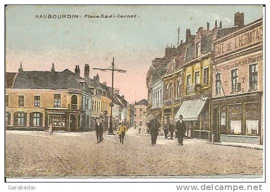 CPA De HAUBORDIN - Place Sadi-Carnot. - Haubourdin