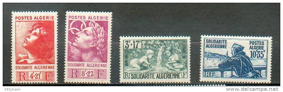 Alg 380 - YT 249 à 252 */** - Le 252 Présente Une Rousseur Au Verso - Unused Stamps