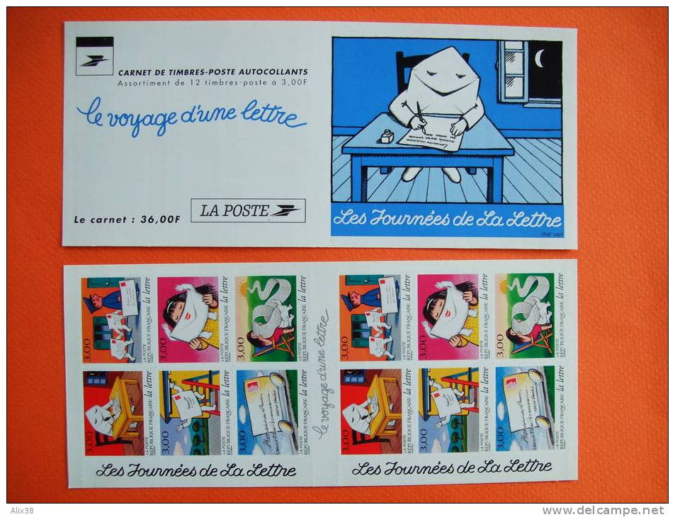 FRANCE CARNETS Commémoratifs De 1997/1998 ** - Les 2 Carnets De La Lettre.  Superbes - Conmemorativos