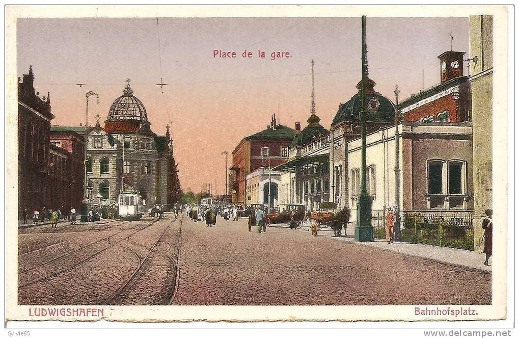 LUDWIGSHAFEN-bahnhofsplatz-place De La Gare - Ludwigshafen