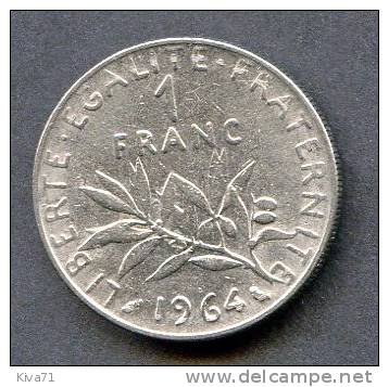 1 Francs "Semeuse"  1964   TTB - 1 Franc