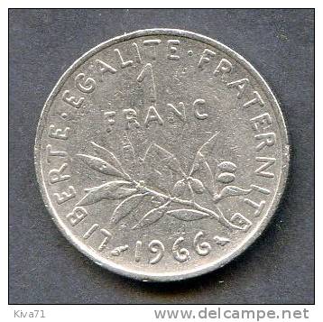 1 Francs "Semeuse"  1966   TTB - 1 Franc