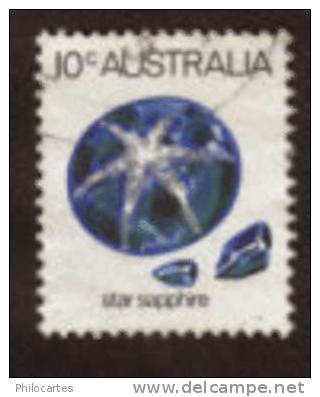AUSTRALIE   1974  -  Y&T 546    - Saphir -  Oblitéré - Used Stamps