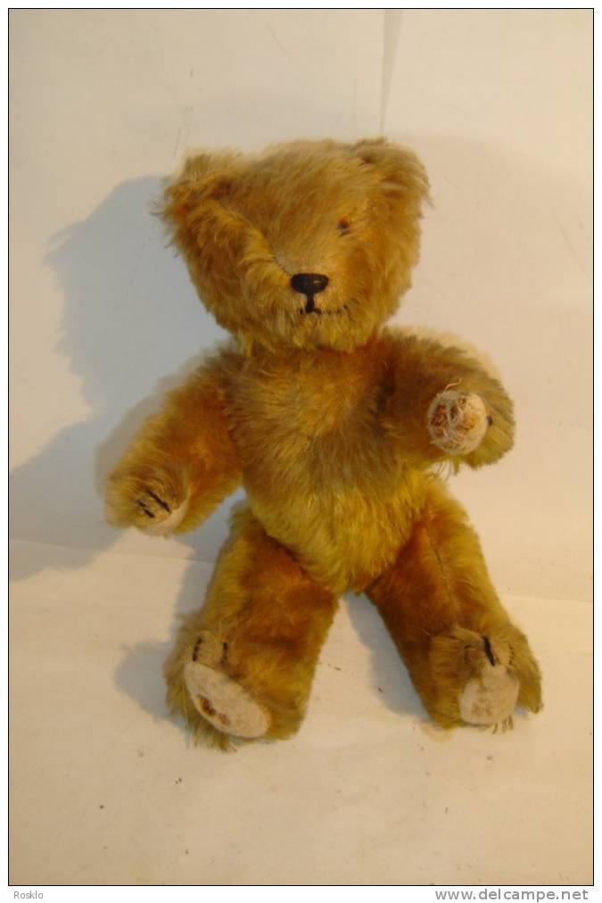 JOUETS ANCIENS / OURS EN PELUCHE FRANCAIS 1930/50 / BEL ETAT - Beren