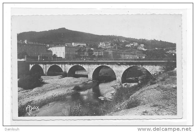 30 // BESSEGES, Le Pont Et La Cèze Du Coté Des Usines, L Brunel édit, CPSM 9 X 14 - Bessèges