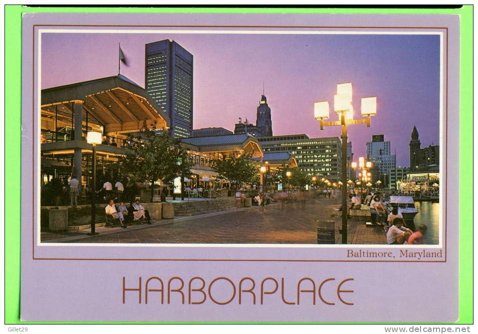 BALTIMORE, MD. - HARBORPLACE - D. TRAUB & SON INC. - - Baltimore