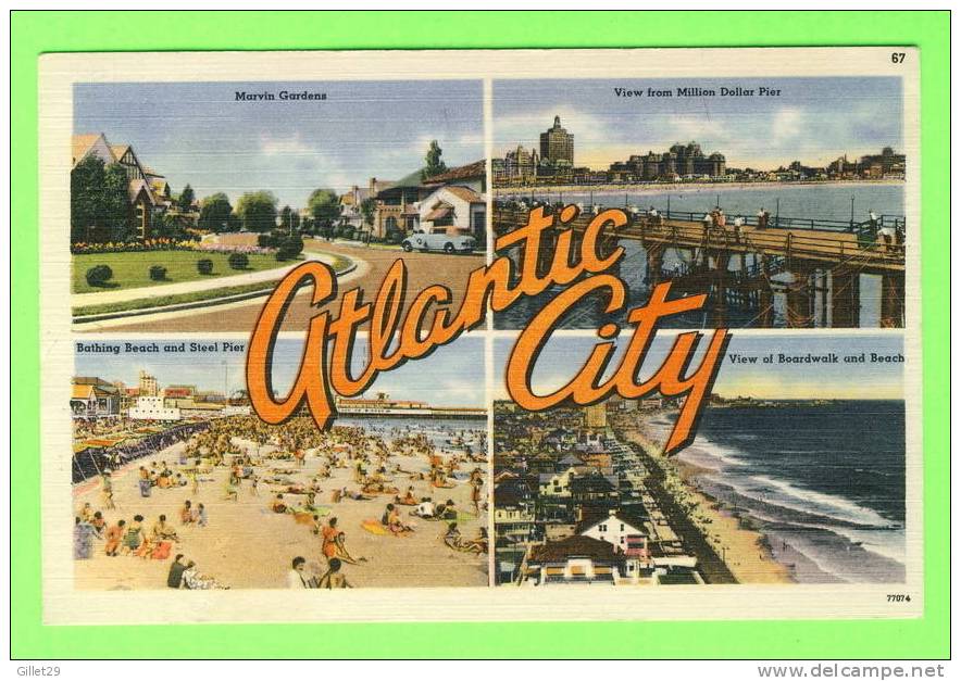 ATLANTIC CITY ,NJ. - 4 MULTIVIEWS - - Atlantic City