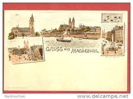 ALLEMAGNE   GRUSS AUS MAGDEBURG - Magdeburg