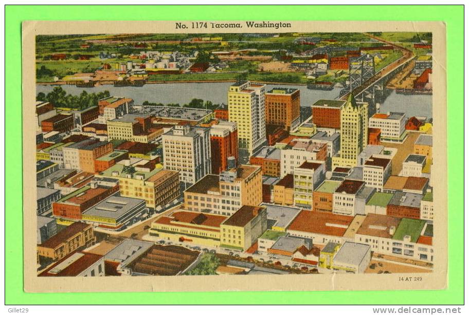 TACOMA, WA - VIEW OF THE CITY - C.P. JOHNSTON CO - - Tacoma