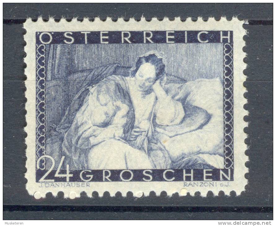 Austria 1935 Mi. 597 Muttertag Mothers Day MH - Ungebraucht