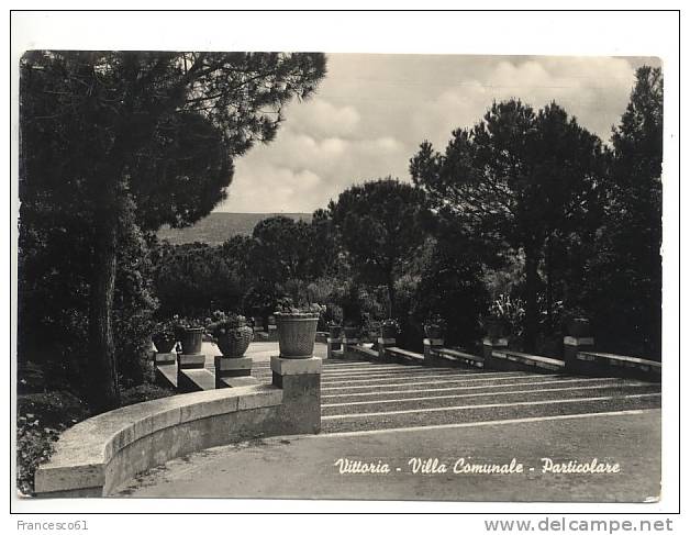 SICILIA Vittoria Ragusa Villa 1954 Viaggiata - Vittoria