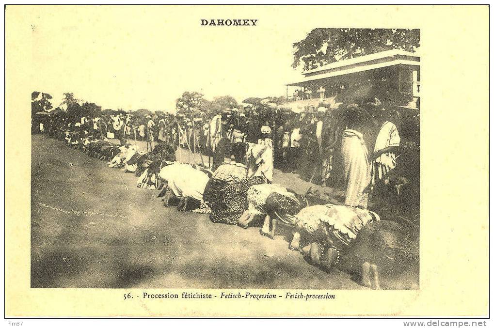 DAHOMEY - Procession Fétichiste - Non Circulé - Dahomey