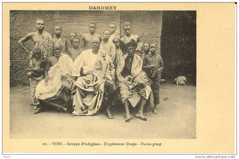 DAHOMEY - Tori - Groupe D'Indigènes - Non Circulé - Dahome