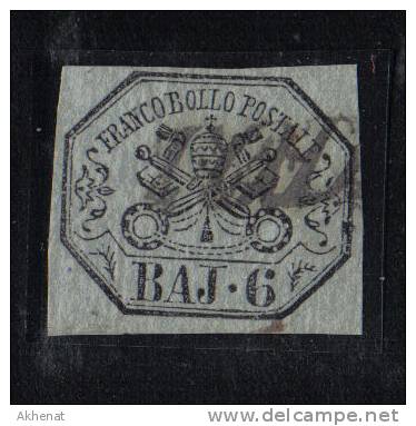 1156 - STATO PONTIFICIO , 6 Baj  Usato . - Stato Pontificio