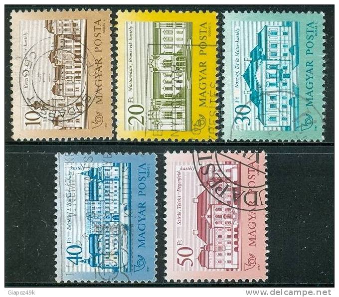 ● HONGRIE - UNGHERIA  - 1987  - Castelli -  N. 3110 . . . Usati   -  Lotto  1406 - Used Stamps