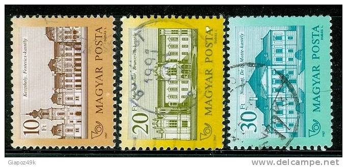 ● HONGRIE - UNGHERIA  - 1987  - Castelli -  N. 3110 . . . Usati   -  Lotto  1408 - Used Stamps