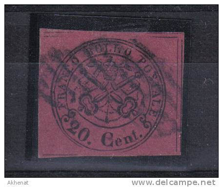 1168 - STATO PONTIFICIO 1867, 20 Cent  Usato - Papal States