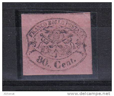 1170 - STATO PONTIFICIO 1867, 80 Cent  * - Estados Pontificados