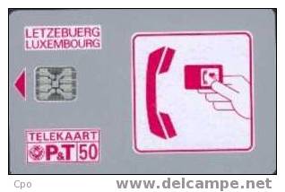 # Luxembourg L3A Red Logo  - SC01 50 Sc5 07.91  Tres Bon Etat - Luxemburgo