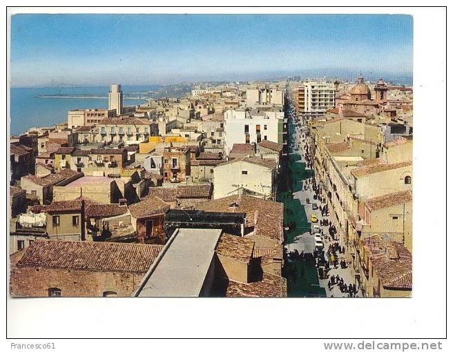 Sicilia GELA Caltanissetta Panorama 1966 Viaggiata - Gela