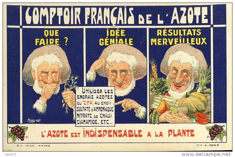 Agriculture - Publicité - Légumes - Cultures