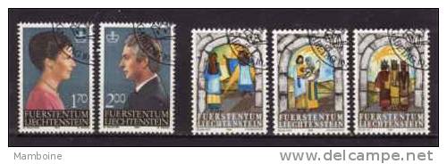 Liechtenstein  N 802 à 806 Obl. - Used Stamps