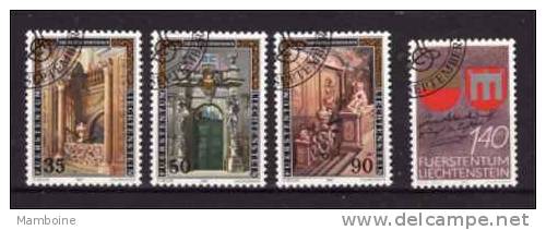 Liechtenstein  N 866 à 869 Obl. Serie Compl. - Gebraucht