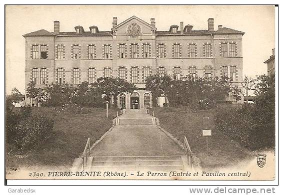 CPA De PIERRE BENITE - Le Perron (Entrée Et Pavillon Central). - Pierre Benite