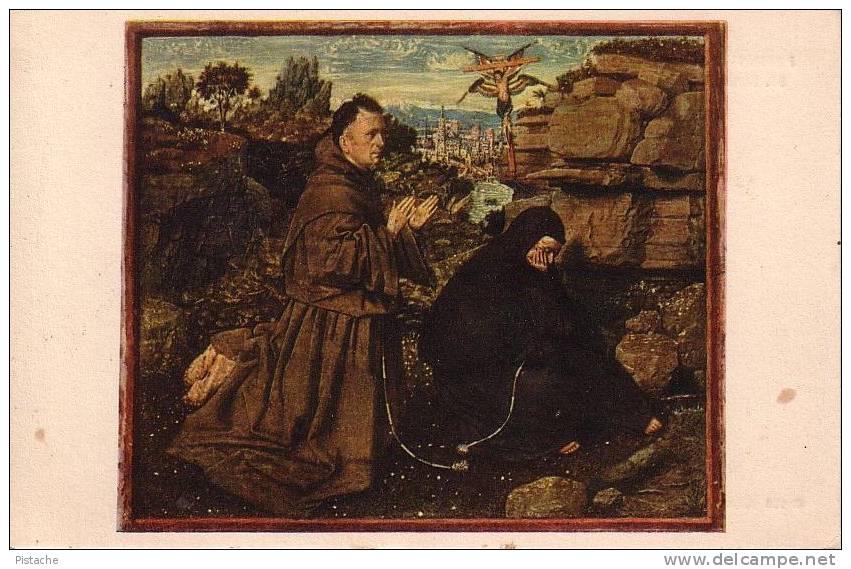 St. Francis Receiving The Stigmata By Van Eyck - National Gallery Of Art - Washington D.C. - Written - Pittura & Quadri