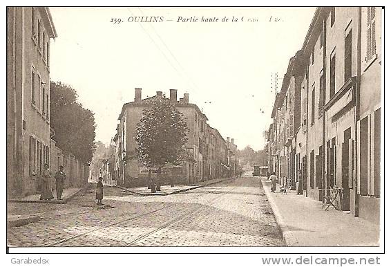 CPA De OULLINS - Partie Haute De La Grande Rue. - Oullins