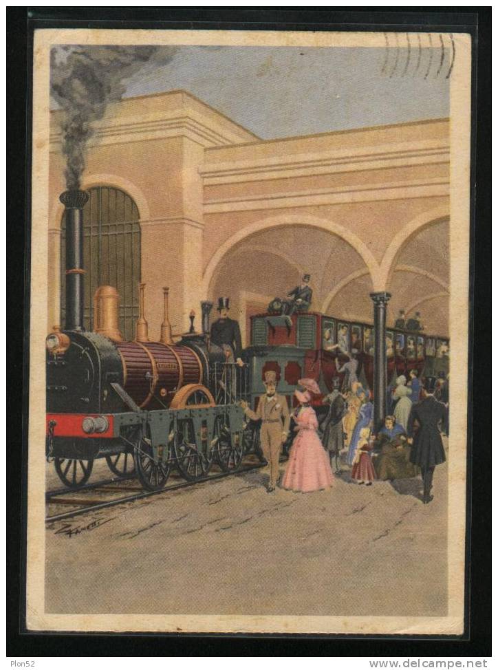 240-CELEBRAZIONE CENTENARIO FERROVIE ITALIANE-NAPOLI-1940-FG - Manifestations