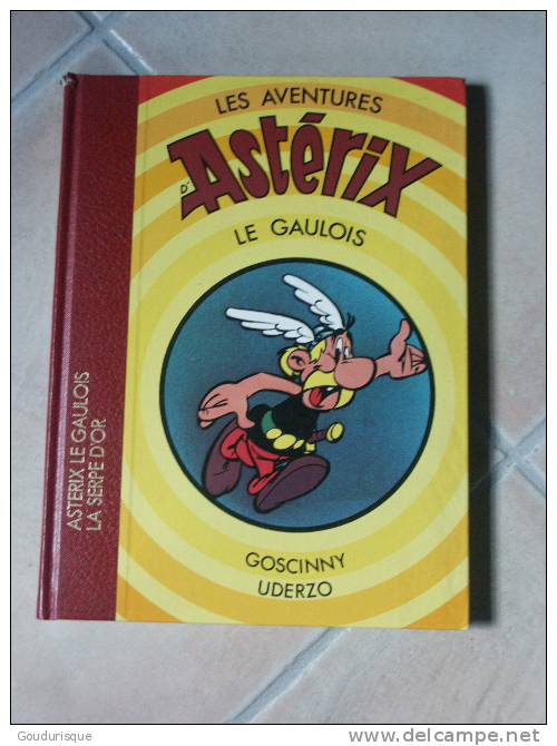 ASTERIX COLLECTION LUXE A DOS ROUGE T1  UDERZO  GOSCINNY - Astérix