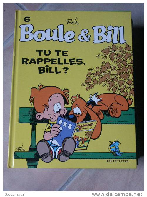 BOULE ET BILL T6 TU TE RAPPELLES BILL ?   ROBA - Boule Et Bill