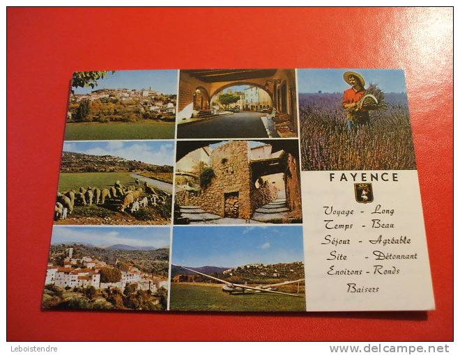 CPM-(83-VAR) FAYENCE-MULTI-VUES-CARTE EN BON ETAT. - Fayence