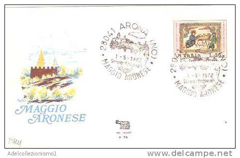 23193)lettera F.d.c Maggio Aronese Con 25£ Da Arona A Città Il 1-5-1972 - Covers & Documents