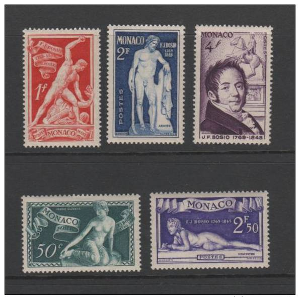 MONACO...1948...MNH...SCOTT # 209-13 - Unused Stamps