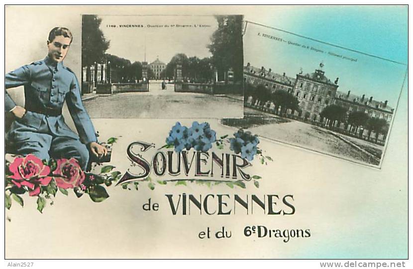 94 - Souvenir De VINCENNES Et Du 6e Dragons - Vincennes