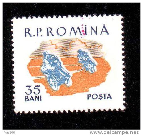 MOTO MOTOCICLISME 1959,MNH,1 Stamp, Romania. - Moto