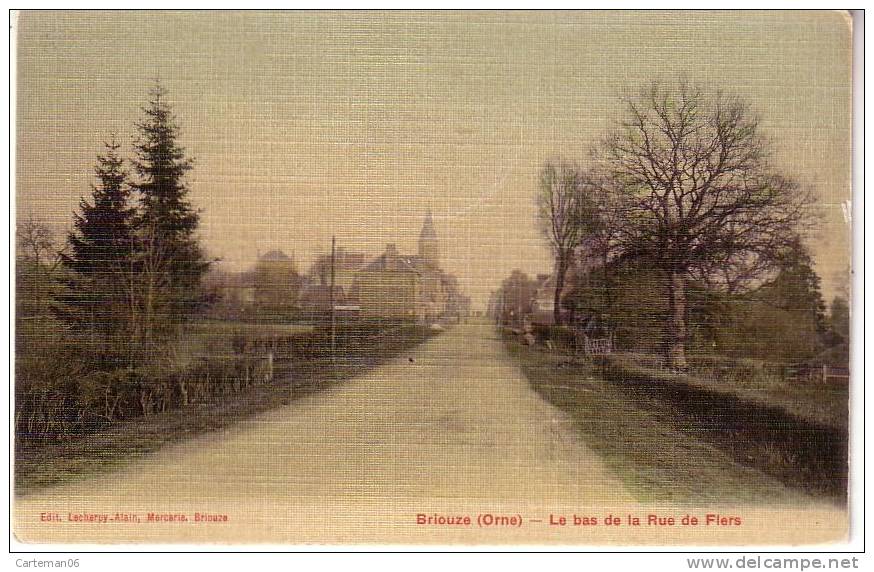 61 - Briouze - Le Bas De La Rue De Flers - Briouze