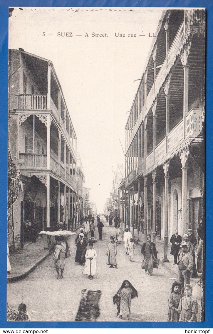 Egypt; Suez; A Street; Un Rue - Suez