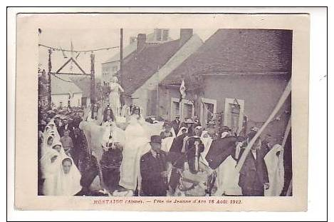 02 Montaigu       Fête De Jeanne D´Arc 18 Août 1912 - Autres & Non Classés