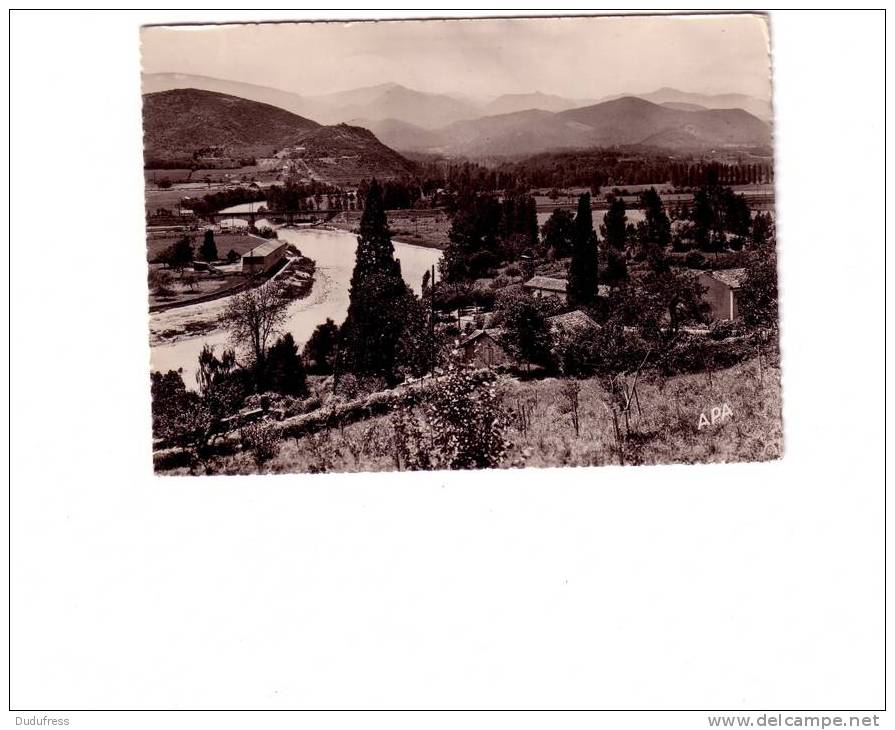 MONTREJEAU    VUE SUR LA VALLEE DE LA NESTE ET LES PYRENEES - Montréjeau