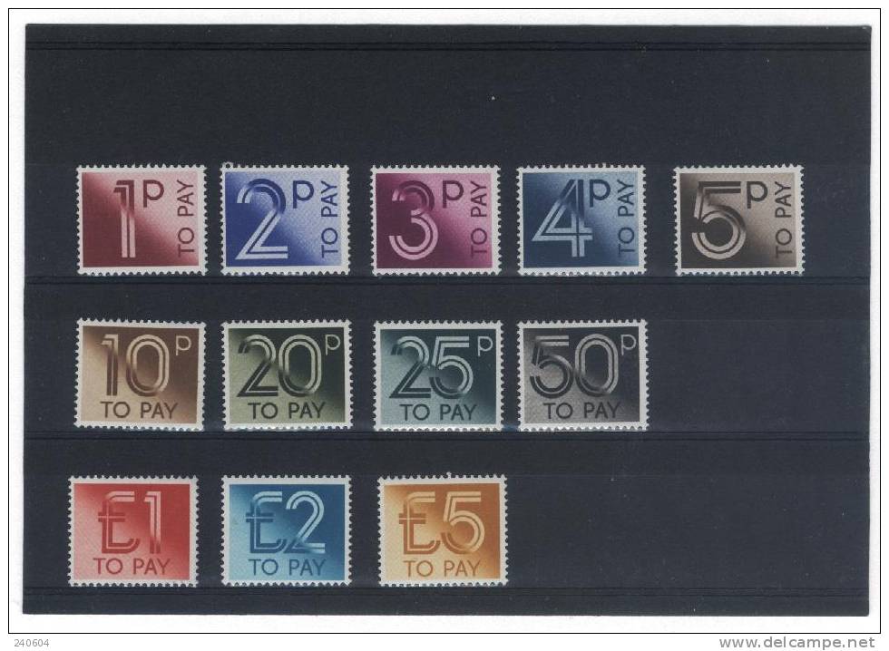TIMBRES TAXES  -  Du N° 86/97 - Strafportzegels
