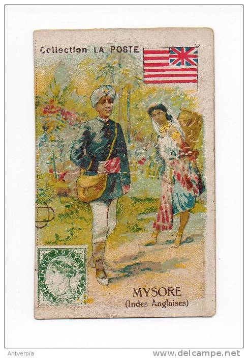 COLLECTION LA POSTE (MYSORE Indes Anglaises) 4,5 A 7 Chromo - Sonstige & Ohne Zuordnung