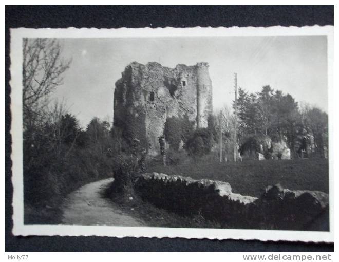 CPA 85 POUZAUGES - Ruine Du Chateau Feodal. - Pouzauges